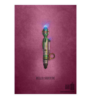 Illustration for article titled Minimalist Doctor Who posters capture each character with an object and a catchphrase